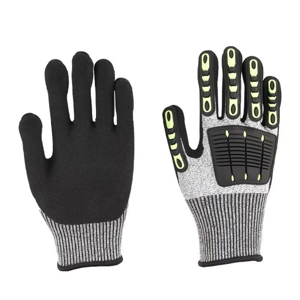 Work Glove Impact - Sarung Tangan Anti Guncangan, Anti Selip,