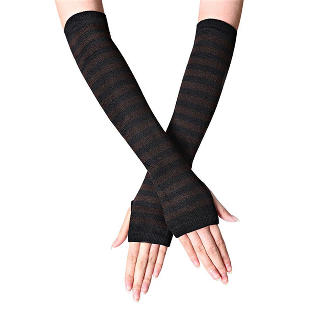 Fingerless Glove Knit - Sarung tangan rajut wanita, sarung tangan
