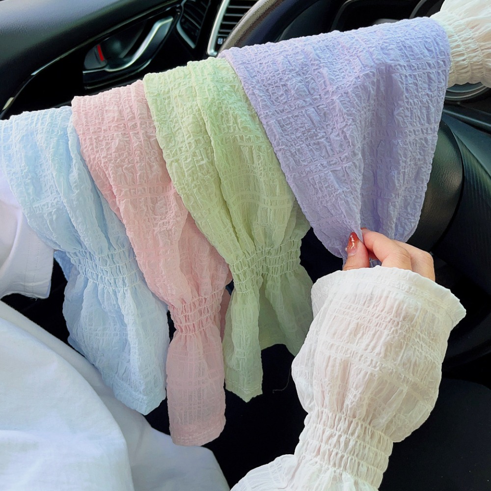 Sarung Tangan Anti-UV Warna So - Fingerless Glove Knit ulasan dan harga