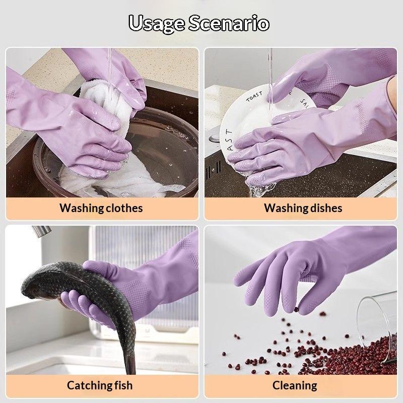 1 Pasang Sarung Tangan Pembers - Dish Glove Rubber ulasan dan harga